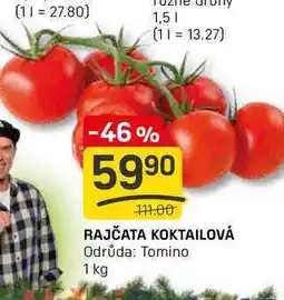 Flop RAJČATA KOKTAILOVÁ Odrůda: Tomino 1 kg nabídka