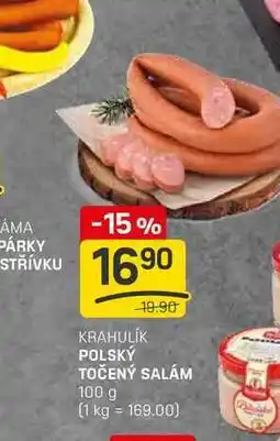 Flop POLSKÝ TOČENÝ SALÁM 100 g nabídka