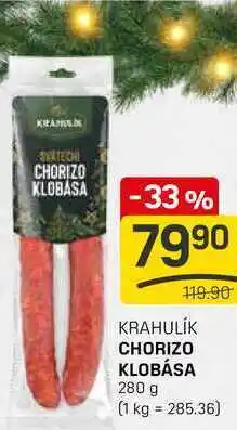 Flop CHORIZO KLOBÁSA 280 g nabídka