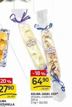 Flop KOLIBA JADEL COP přírodní, s kořením 200 g nabídka