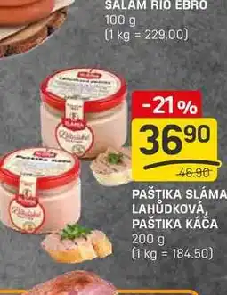 Flop PAŠTIKA SLÁMA LAHŮDKOVÁ, PAŠTIKA KÁČA 200 g nabídka