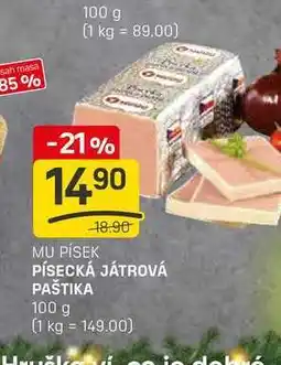 Flop PÍSECKÁ JÁTROVÁ PAŠTIKA 100 g nabídka