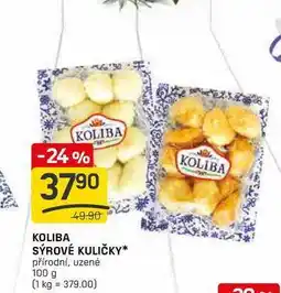 Flop SÝROVÉ KULIČKY přírodní, uzené 100 g nabídka