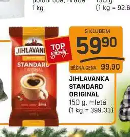 Flop JIHLAVANKA STANDARD ORIGINAL 150 g, mletá nabídka