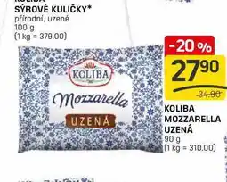 Flop KOLIBA MOZZARELLA UZENÁ 90 g nabídka