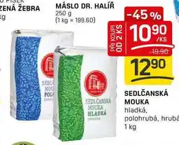 Flop SEDLČANSKA MOUKA hladká, polohrubá, hrubá 1 kg nabídka