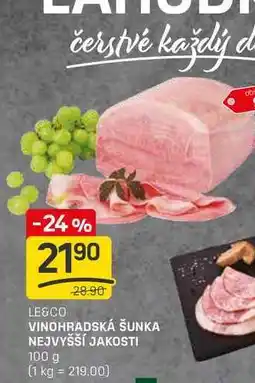 Flop VINOHRADSKÁ ŠUNKA NEJVYŠŠÍ JAKOSTI 100 g nabídka