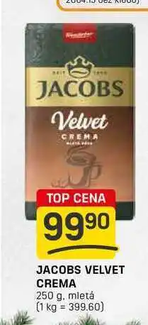 Flop JACOBS VELVET CREMA 250 g nabídka