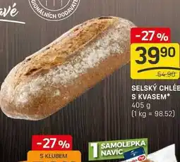 Flop SELSKÝ CHLÉE S KVASEM 405 g nabídka