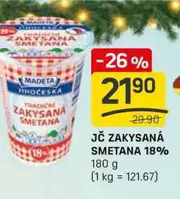 Flop JČ ZAKYSANÁ SMETANA 18% 180 g nabídka