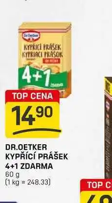 Flop DR.OETKER KYPŘÍCÍ PRÁŠEK 60g nabídka