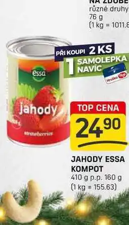 Flop JAHODY ESSA KOMPOT 410 g p.p. 160 g nabídka