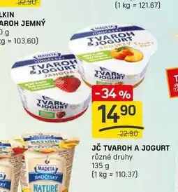Flop JČ TVAROH A JOGURT různé druhy 135 g nabídka