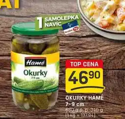Flop OKURKY HAMÉ 7-9 cm 680 g p. p. 340 g nabídka