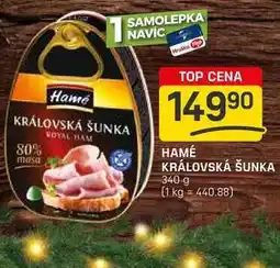 Flop HAMÉ KRÁLOVSKÁ ŠUNKA 340 g nabídka