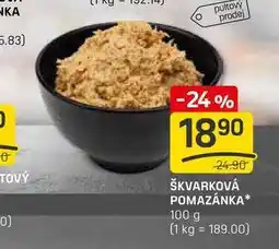 Flop ŠKVARKOVÁ POMAZÁNKA 100 g nabídka