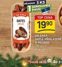 Flop DR.ENSA DATLE PŘISLAZENÉ S PECKOU 200 g nabídka