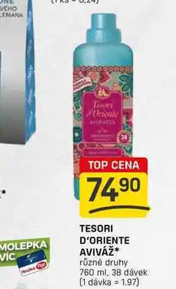 Flop TESORI D'ORIENTE AVIVÁŽ různé druhy 760 ml, 38 dávek nabídka