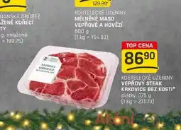 Flop VEPŘOVÝ STEAK KRKOVICE BEZ KOSTI plátky 375 g nabídka