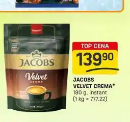 Flop JACOBS VELVET CREMA 180 g, instant nabídka