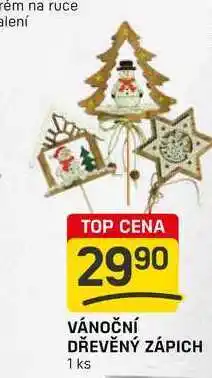 Flop VÁNOČNÍ DŘEVĚNÝ ZÁPICH 1 ks nabídka