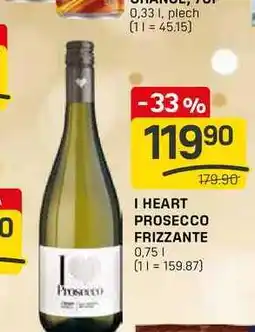 Flop I HEART PROSECCO FRIZZANTE 0,75l nabídka