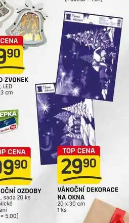 Flop VÁNOČNÍ DEKORACE NA OKNA 20 x 30 cm 1 ks nabídka