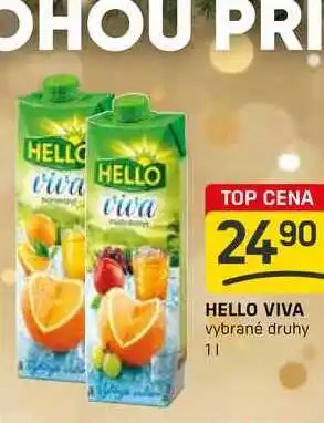 Flop HELLO VIVA vybrané druhy 11 nabídka
