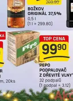 Flop PEPO PODPALOVAČ Z DŘEVITÉ VLNY 32 podpalů nabídka