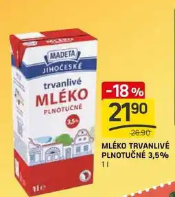 Flop MLÉKO TRVANLIVÉ PLNOTUČNÉ 3,5% 1l nabídka