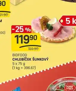 Flop CHLEBÍČEK ŠUNKOVÝ 5 x 75 g nabídka