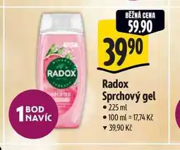 Albert Radox Sprchový gel 225 ml nabídka