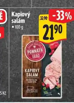 Albert Kapiový salám 100 g nabídka