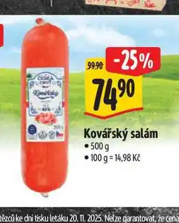 Albert Kovářský salám 500 g nabídka