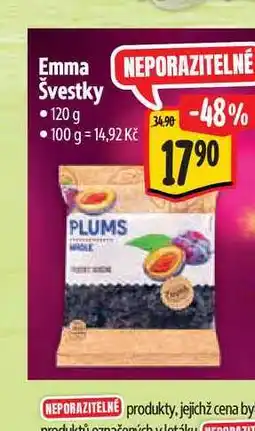 Albert Emma Švestky 120 g nabídka