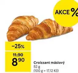 Tesco Croissant máslový, 52 g nabídka
