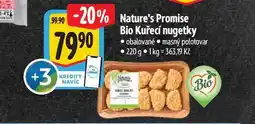 Albert Nature's Promise Bio Kuřecí nugetky 220 g nabídka