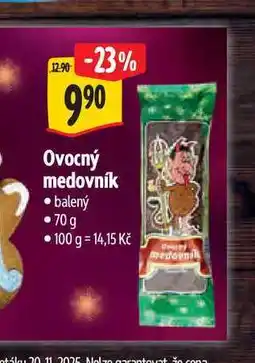 Albert Ovocný medovník balený 70g nabídka