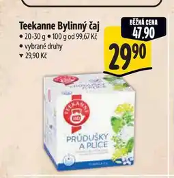 Albert Teekanne Bylinný čaj 20-30 g nabídka