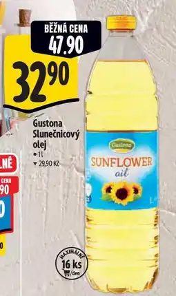 Albert Gustona Slunečnicový olej 1 l nabídka