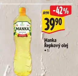 Albert Manka Řepkový olej 1 l nabídka