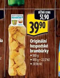 Albert Originální hospodské brambůrky 180 g nabídka