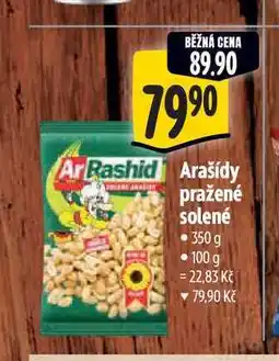 Albert Arašídy pražené solené 350 g nabídka