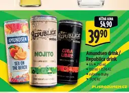 Albert Amundsen drink/ Republica drink 6% 250 ml nabídka