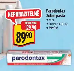 Albert Parodontax Zubní pasta 75 ml nabídka