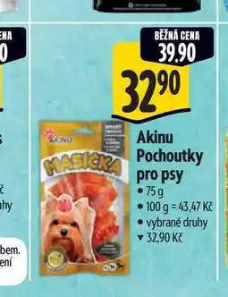Albert Akinu Pochoutky pro psy 75 g nabídka