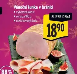 Albert Vánoční šunka v bránici 100 g nabídka