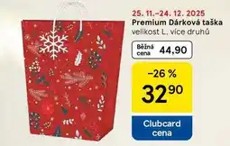 Tesco Premium Dárková taška velikost L, více druhů nabídka