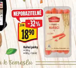 Albert Kuřecí párky 200 g nabídka