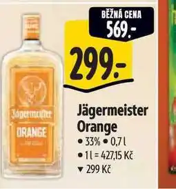 Albert Jägermeister Orange 0,7 l nabídka